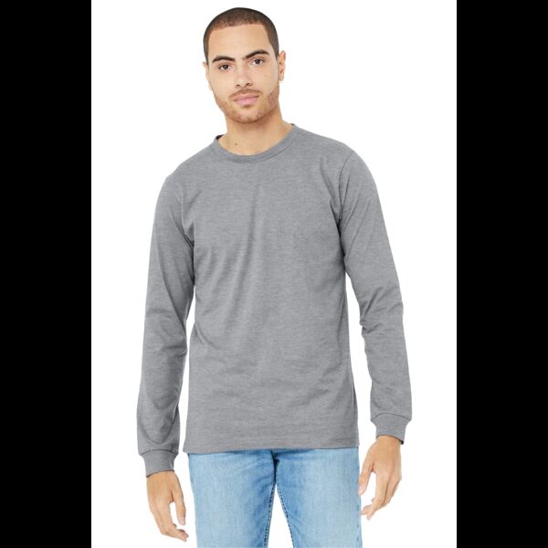 Unisex Heather CVC Long Sleeve Tee Thumbnail