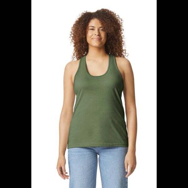 Softstyle ® Women's CVC Racerback Tank Thumbnail