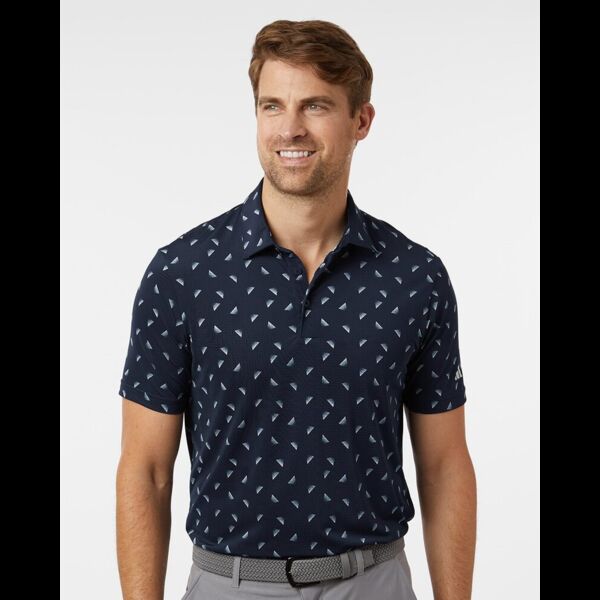 Men's Ultimate365 Mesh Print Polo Thumbnail