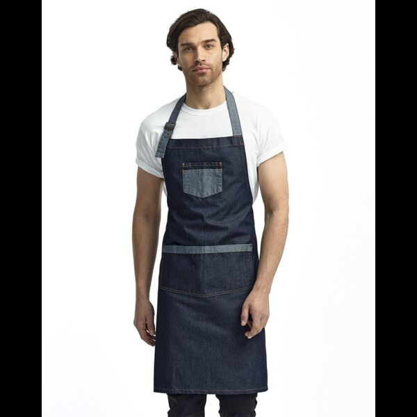 Domain Contrast Denim Bib Apron Thumbnail