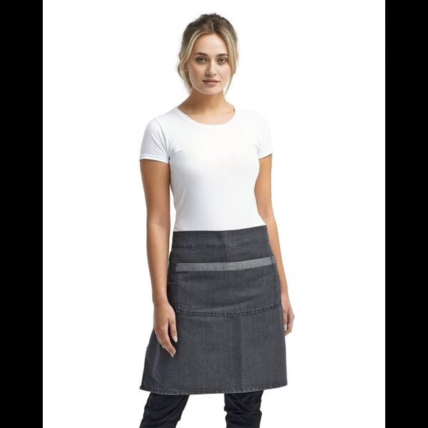 Domain Contrast Denim Waist Apron Thumbnail