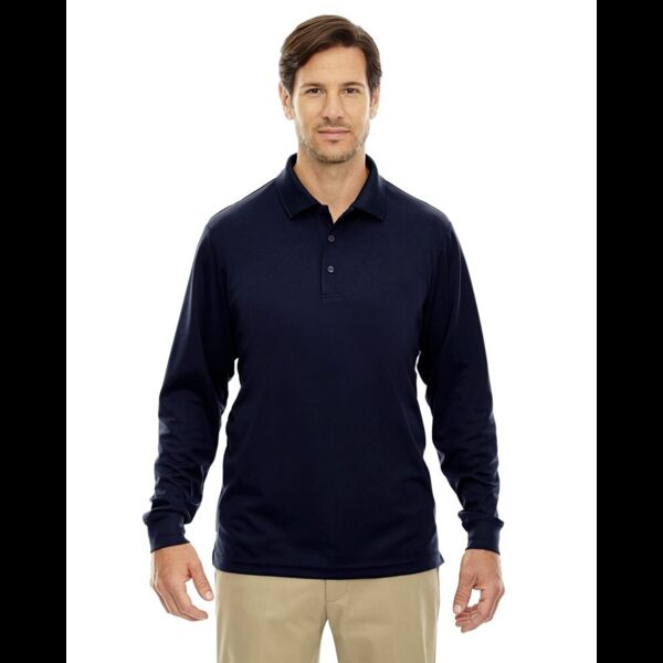 Men's Tall Pinnacle Performance Long Sleeve Piqué Polo Thumbnail