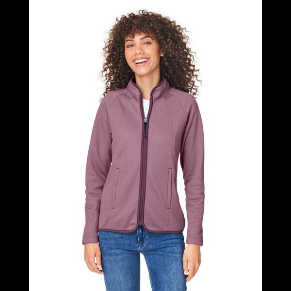 Women's Venture Heathered Stripe Full-Zip Thumbnail