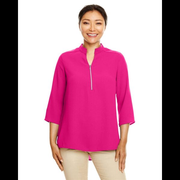 Women's Perfect Fit™  Three-Quarter Sleeve Crepe Tunic Thumbnail