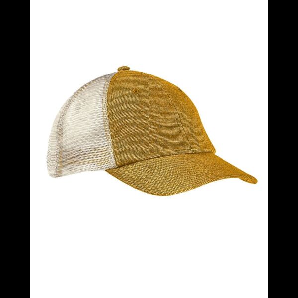 Washed Hemp Soft Mesh Trucker Cap Thumbnail