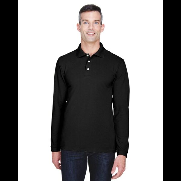 Men's Easy Blend™ Long Sleeve Polo Thumbnail