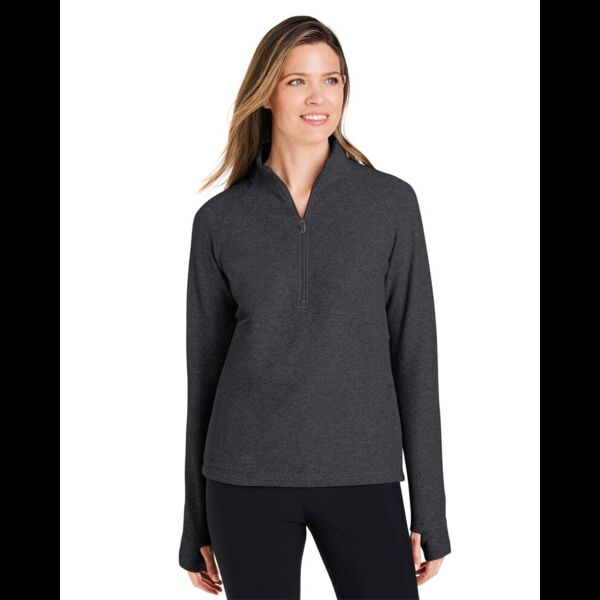 Women's Spirit Textured Quarter-Zip Pullover Thumbnail