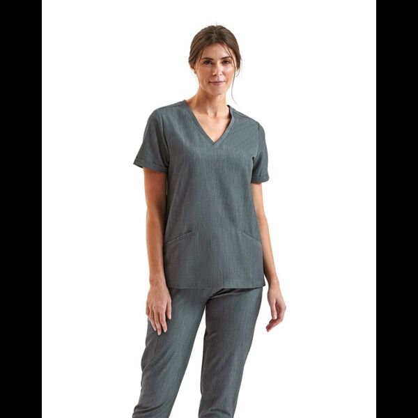 Women's Invincible V-Neck Stretch Scrub Top Thumbnail