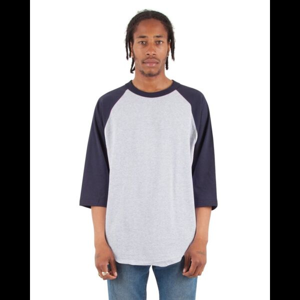 Unisex Three-Quarter Sleeve Raglan T-Shirt Thumbnail