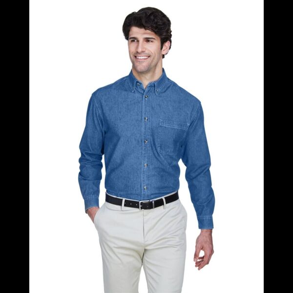 Men's Cypress Denim Shirt with Pocket Thumbnail