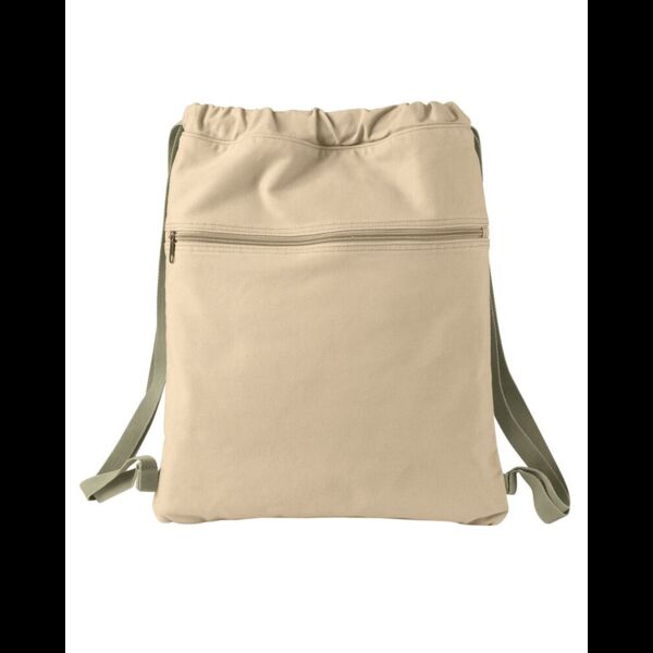 14oz. Pigment-Dyed Canvas Cinch Sack Thumbnail