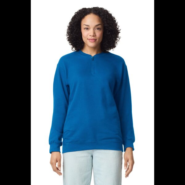 Softstyle ® Midweight Fleece 1/4 Zip Thumbnail