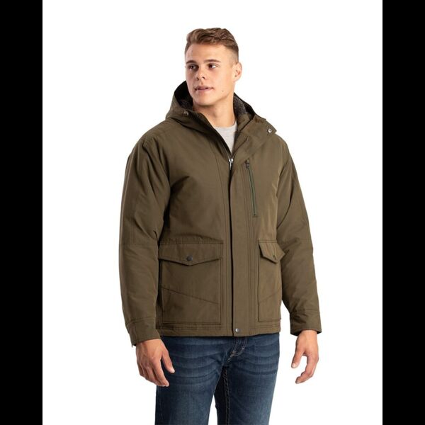 Men's Highland Quilt-Lined Micro-Duck Hooded Jacket Thumbnail
