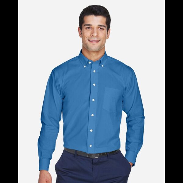 Men's Crown Collection® Oxford Woven Dress Shirt Thumbnail