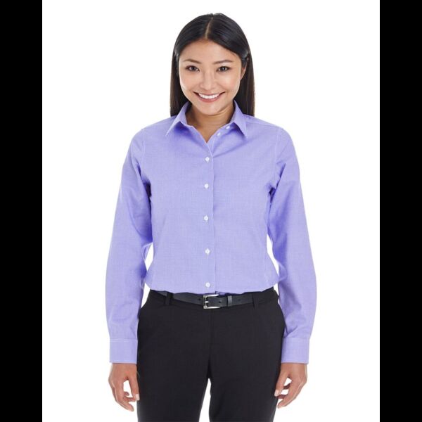Women's Crown Collection® Royal Dobby Woven Dress Shirt Thumbnail