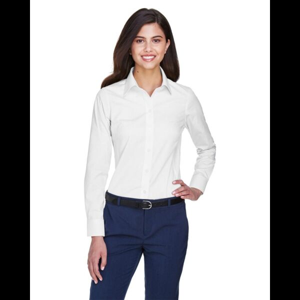 Women's Crown Collection® Oxford Woven Dress Shirt Thumbnail