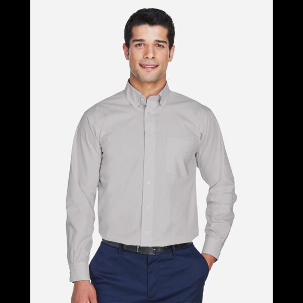 Men's Crown Collection® Broadcloth Woven Dress Shirt Thumbnail