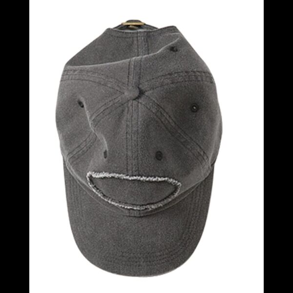 Pigment-Dyed Raw-Edge Patch Baseball Cap Thumbnail