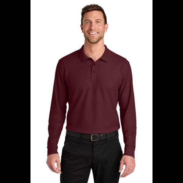 Wearever Signature Pique Long Sleeve Polo Thumbnail