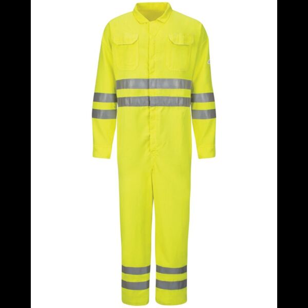 Men's Hi-Vis Deluxe Coverall with Reflective Trim - CoolTouch® 2 - 7 oz. Thumbnail