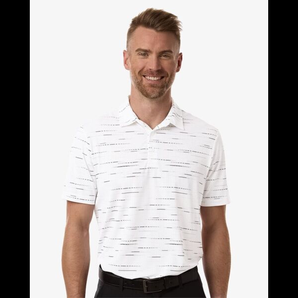Men's Ultimate365 Mesh Glimmer Print Polo Thumbnail