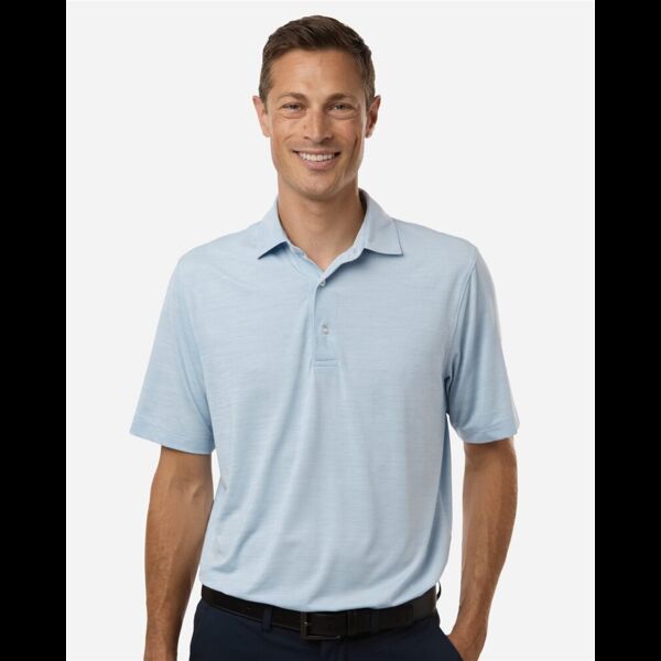Men's Bohemian Striped Heather Performance Polo Thumbnail