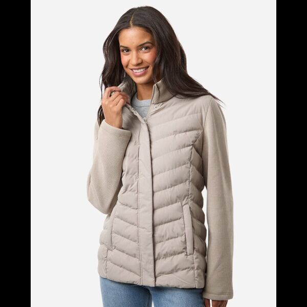 Women's Mixed Media Chevron Jacket Thumbnail