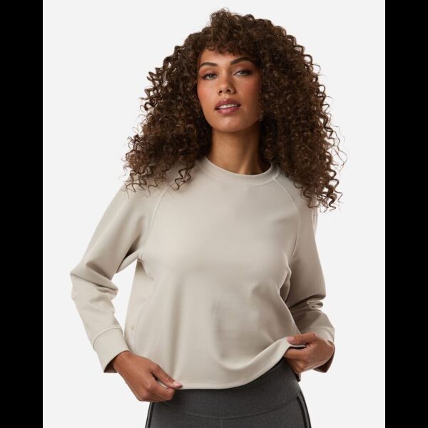 Women's Beyond Side-Snap Crewneck Sweatshirt Thumbnail