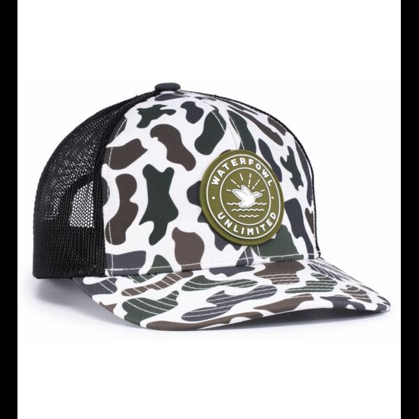 DUCK CAMO TRUCKER SNAPBACK CAP Thumbnail