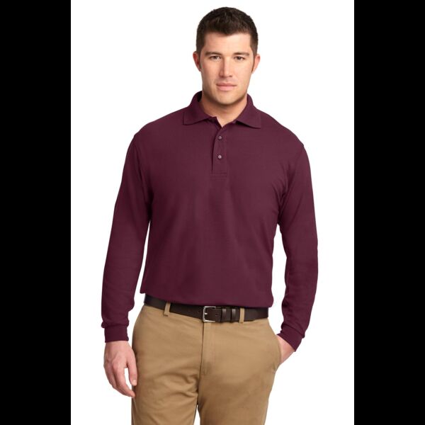 Silk Touch Long Sleeve Polo Thumbnail