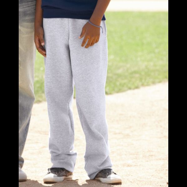 Youth Powerblend® Open-Bottom Sweatpants with Pockets Thumbnail