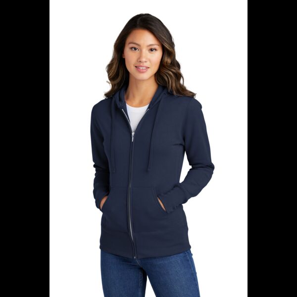 Women's Core Fleece Full Zip Hooded Sweatshirt Thumbnail