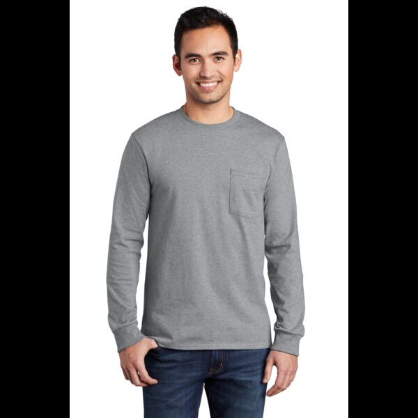 Tall Long Sleeve Essential Pocket Tee Thumbnail