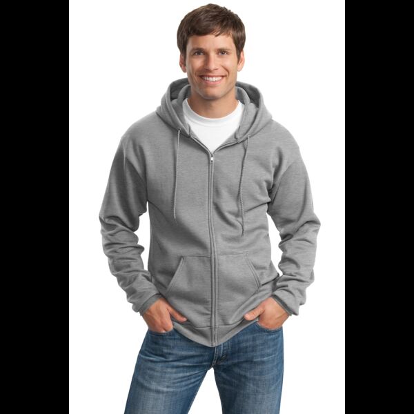 Tall Essential Fleece Full Zip Hooded Sweatshirt Thumbnail